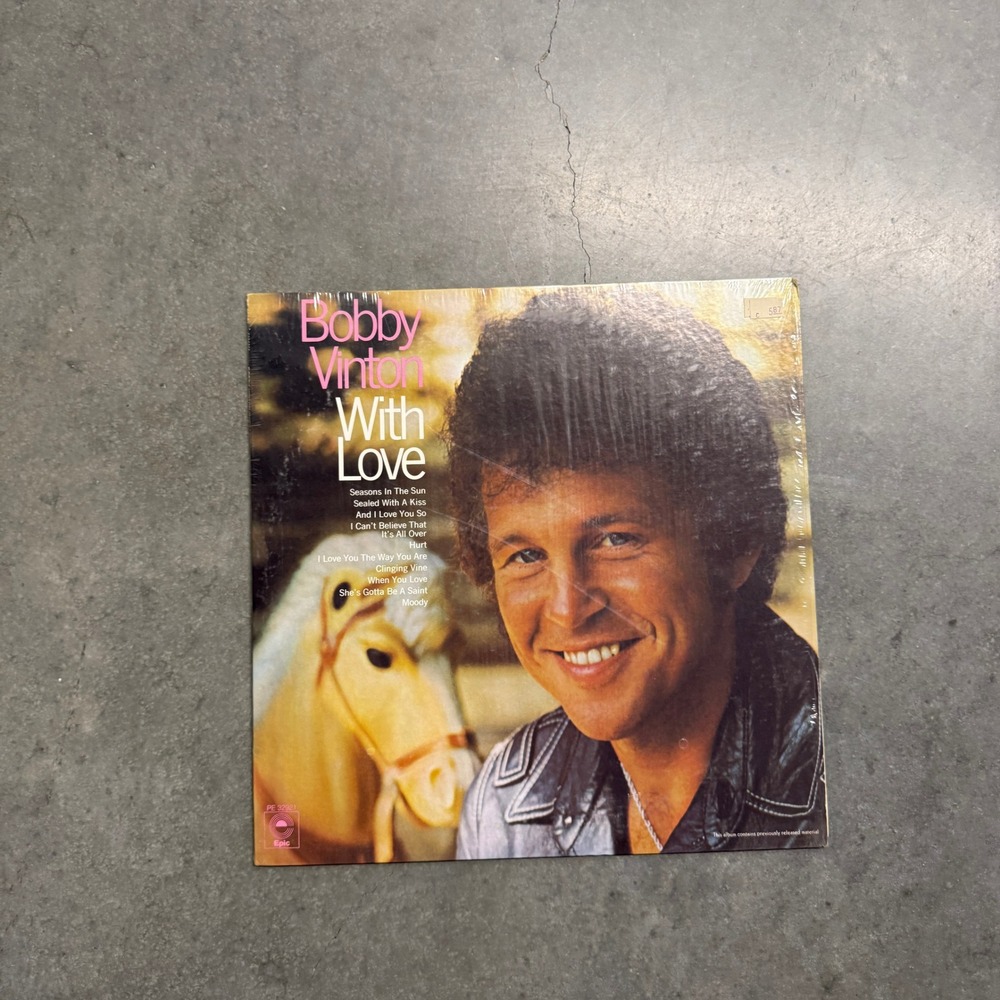 Bobby Vinton With Love Vinyl LP Record Epic PE 32921 Seasons In The Sun 1974